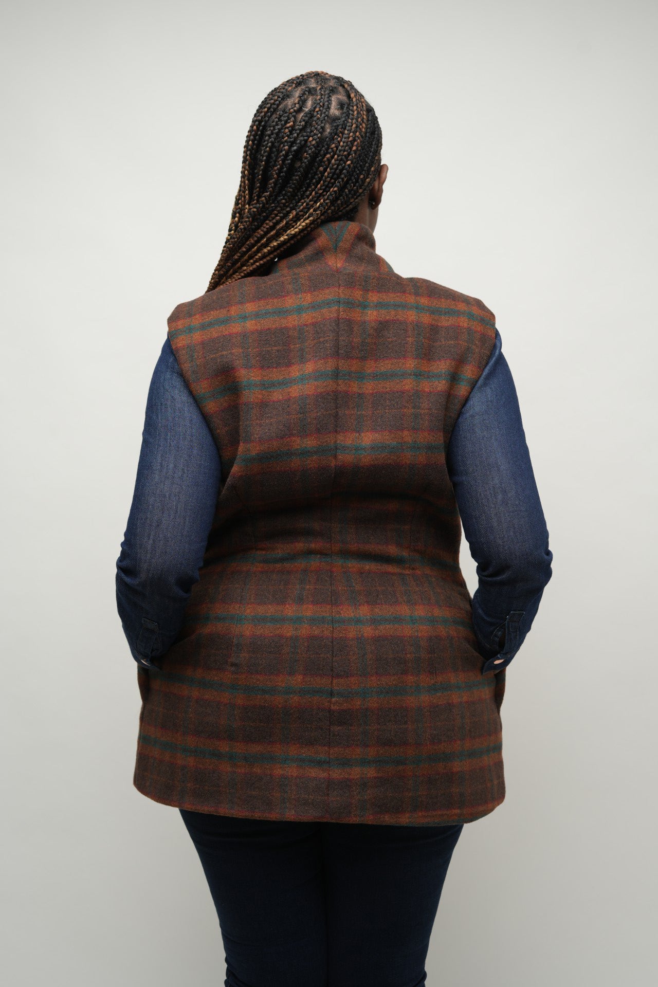 wool coat, wool waist coat, women's fashion, women's made-to-order, made-to-order, slow fashion, slow fashion movement, made-to-measure, emerging designer, custom coats, custom, custom pieces, cinch coats, cinch waistcoat, designer, fashion designer, short coat, short waistcoat